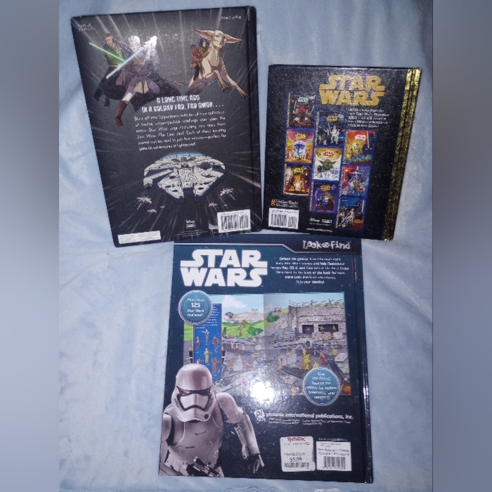 3 Star Wars Books Kids Bedtime 5 Minute Stories - Picture 2 of 10